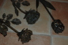 17. cast bronze flowers - kwiaty z brązu CuSn5Zn5Pb5, B555. odlewnia artystyczna. art foundry. Kunstgiesserei. rże, tulipany, złocenie, srebrzenie, formy gipsowe, formy ceramiczne, roses, tulips in bronze, plaster, 