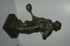 10. Foundryman  h 29 cm, brass PCB1