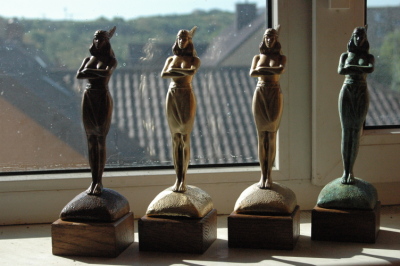 28. cast bronze awards h 30 cm, statuetki, souvenirs, golden, silver, bronze