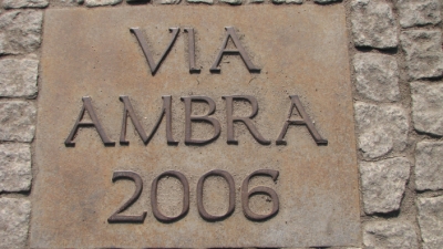 37. Via Ambra - cast iron pavement panel